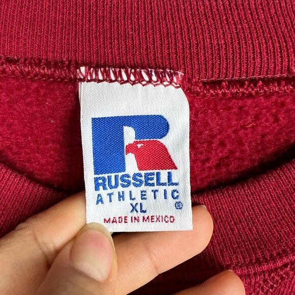 Vinatage Russell Athletic Crewneck Sweatshirt Blank Size XL Made In Mexico - Picture 4 of 8